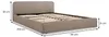Polsterbett MARINI Doppelbett 140x200 cm in greige -  Bett Produktbild-Vorschau 5