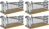 4er Pack Mäuse Lebendfalle aus Holz/Metall 150x60mm – Produktbild-Vorschau 1