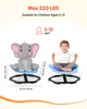 SucceBuy Chaise pivotante pour enfants en forme d'éléphant, Voir les images du produit 2