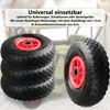 4X Bollerwagen Rad Sackkarrenrad 3.00-4 Zoll Ersatzreifen Produktbild-Vorschau 3