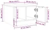 vidaXL Couchtisch Artisan-Eiche 50x50x36 cm Holzwerkstoff Produktbild-Vorschau 7