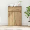 vidaXL Mueble aparador, estilo artesanal, roble, 60 x 30 x Vista previa de la imagen del producto 1
