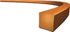 A 3D render of an orange, square-shaped trimmer line, curved in a semi-circle. Náhľad obrázku produktu