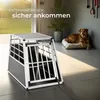 tectake® Hundetransportbox single mit gerader Rückwand mit Produktbild-Vorschau 6