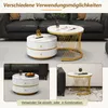 STILVORA Couchtisch-Set mit Hochglanz,2er-Set Produktbild-Vorschau 3