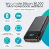 Siltcon® Powerbank 30000mAh – 22,5W Schnellladegerät – Produktbild-Vorschau 2