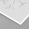 Poster - Poster ohne Rahmen - Stück Linear Gesicht - 100x70 Produktbild-Vorschau 2