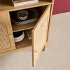sweeek - Regal Bücherregal Holzdekor und Rattan-Geflecht 4 Produktbild-Vorschau 7