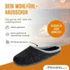 PANTOFFELMANN Wollfilzpantoffel Filzsohle Herren Damen Produktbild-Vorschau 2