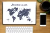 MuchoWow® Laptop Aufkleber Sticker Cover Weltkarte - Blau - Produktbild-Vorschau 2