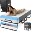 Letto pieghevole ELONEO con materasso premium, 80x200 cm Anteprima dell’immagine prodotto 1