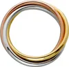 Tricolor Dreifach Ring 585 14 Karat  Gold Trinity 19 Produktbild-Vorschau 2