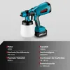 Akku Farbsprühsystem 3-in-1-Sprühbild Farbsprühgerät mit 2x Produktbild-Vorschau 2