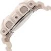Close-up side view of a beige digital watch. Produktbild-Vorschau