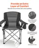 Silla plegable VEVOR, con portavasos, ideal para pesca, Vista previa de la imagen del producto 5