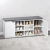 KESPER Schuhschrank weiß mit Sitzkissen – 103 x 30,5 x 48 Produktbild-Vorschau 7