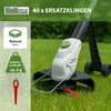 40x Ersatzklingen für Rasentrimmer Rasenkantenschneider Produktbild-Vorschau 1