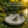 XL Vogeltränke Ø 38 cm – Vogelbad mit 3 Deko-Vögeln, Produktbild-Vorschau 3