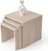 Skye Decor, Flex - 9409, Satztisch (3-teilig), Travertin, Produktbild-Vorschau 1
