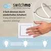 LED Deckenleuchte, dimmbar, beweglich, schwarz, L 54 cm Produktbild-Vorschau 7