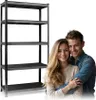 Metall-Lagerregal 180 x 90 x 40 cm Humberg HR-851 schwarz Produktbild-Vorschau 14
