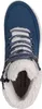 A top-down view of a blue winter boot with white sherpa lining. Produktbild-Vorschau