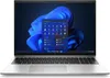 A silver HP laptop with a Windows 11 interface displayed on the screen. Voir les images du produit