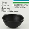Liatinový okrúhly kempingový kotlík Kazan 12 L NAMANGAN s Náhľad obrázku produktu 7