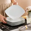 MALACASA, Serie Julia, 6 Tlg. Flachteller Set aus Porzellan Produktbild-Vorschau 6
