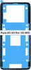 Poco X3 / Pro / NFC Akkudeckel Klebefolie Kleber Backcover Produktbild-Vorschau 1
