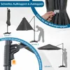Slnečník COSTWAY 300 x 300 cm, slnečník s kľukou, otočný o Náhľad obrázku produktu 7