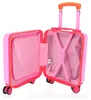 The TrueC Kinder Koffer Underseat - Einhorn pink : Einhorn Produktbild-Vorschau 4