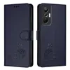 Leder Hülle für Infinix Hot 20S /Hot 20 Pro Süße Katze Flip Produktbild-Vorschau 2