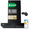 CIARRA A+++ 650 m³/h Dunstabzugshaube 60cm Wandhaube WIFI Produktbild-Vorschau 1