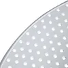 A close-up view of a white, round table surface with a hexagonal pattern of holes. Náhľad obrázku produktu