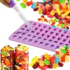 Silicone Gummibärchen Formen Set - 4 Förmchen + 2 Pipetten Produktbild-Vorschau 8
