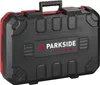 A black and red tool case with the Parkside Performance logo on the front. Produktbild-Vorschau