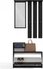 CDF Garderobe | Farbe: Schwarz | Großer Spiegel | Produktbild-Vorschau 2