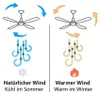 Bestron Deckenventilator mit 3 Lampen, große Produktbild-Vorschau 17