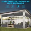 Bâche transparente avec œillets, imperméable pour Voir les images du produit 1