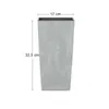 NABBI Jardinière plastique DURS170E 17 cm - béton gris Voir les images du produit 2