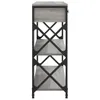 vidaXL Table console Gris Sonoma 75x28x75 cm Bois composite Voir les images du produit 6