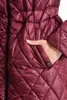 Damenjacke Langer Kapuzenmantel Gesteppt Für Herbstmode Produktbild-Vorschau 6