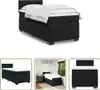 The Living Store Boxspringbett mit Matratze Schwarz 100x200 Produktbild-Vorschau 1
