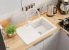 PRIMAGRAN Spülbecken Weiß 70x44cm, Granitspüle 1 Becken + Produktbild-Vorschau 2