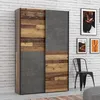 Armoire 2 portes coulissantes OZZULA, 120 x 41,6 x 190,5 Voir les images du produit 3