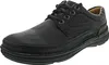 A single black leather shoe is shown from a slightly elevated side angle against a white background. Anteprima dell’immagine prodotto