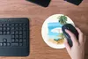 MuchoWow® Mauspad Mousepad Strandkorb - Sonnenschirm - Produktbild-Vorschau 4
