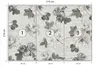 Muralo Vlies Fototapete BLUMEN Blätter Natur Vintage Stil Produktbild-Vorschau 3