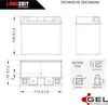 Langzeit Gel Motorradbatterie YTZ7S 6Ah 12V Produktbild-Vorschau 5